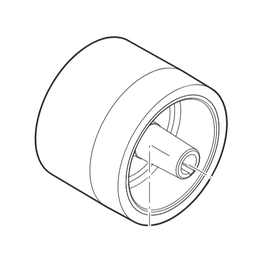 Приводной диск с полиуретановым покрытием 200х75 мм