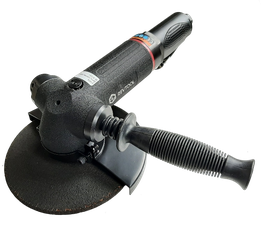 21016 Пневмошлифмашина угловая индустриальная, рычажн. вкл, 180 мм, 7000 об/мин, 1.77 кВт, 3,1 кг