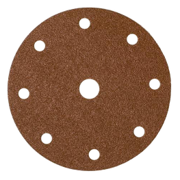 COARSE CUT Шлифовальный диск, укрепленная бумага, оксид алюминия, 9 отверстий, 150 мм, Р120